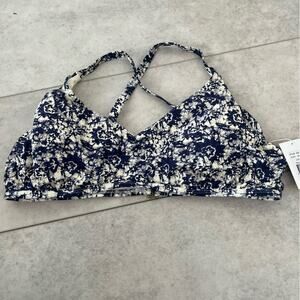Faherty x Andie Swim Island Baltic Floral Valencia Top XXL Crossback Bohemian